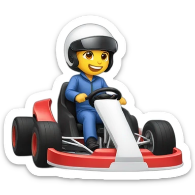Go kart sticker