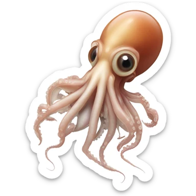 Cross section of a squid  sticker