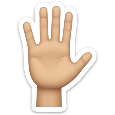 mano con dedo de en medio levantado sticker