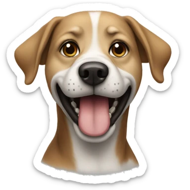 Chien qui fume sticker