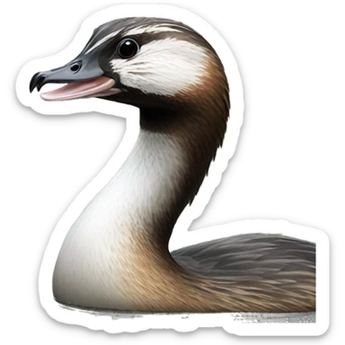 Pied-billed Grebe sticker