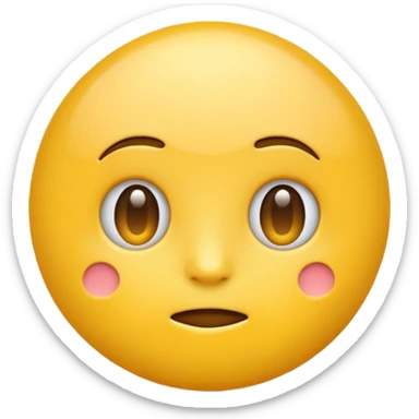 yellow emoji thinking sticker