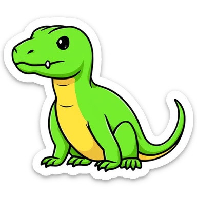 komodo dragon sticker