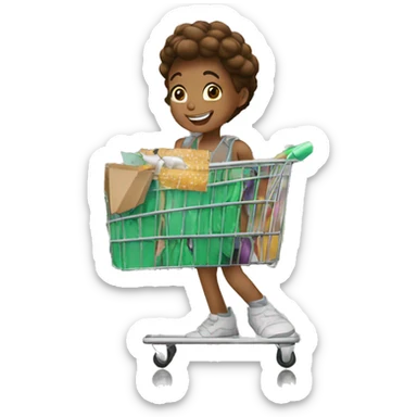 Shopping day runs and guarantee yours with free shipping sticker