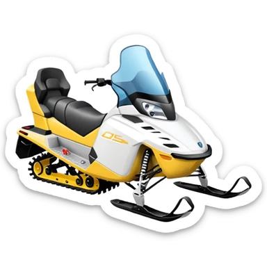 a snowmobile sticker