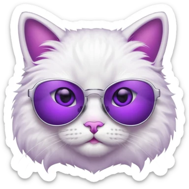 💜💜⚪⚪⚫⚪⚫( ⬛⬛ ⬛⬛⬛ ⬛⬛⬛ ⬛ ⬛ emoji cat sticker