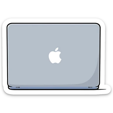 Mac book with a flower wallpaper  sticker