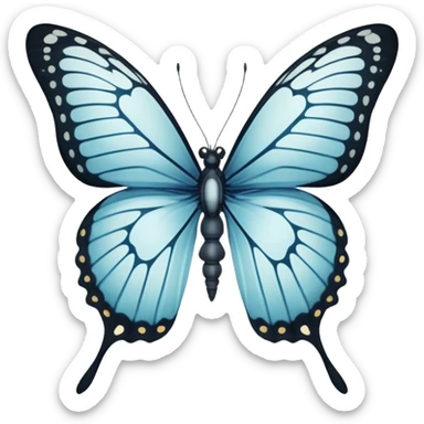 X-ray of butterfly sticker