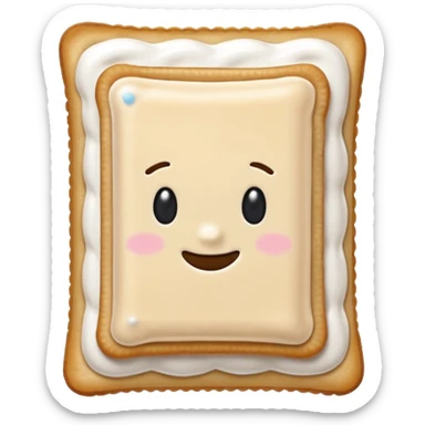 Pop tarts with white sticker