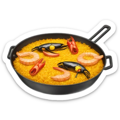 Paella de bogavante sticker