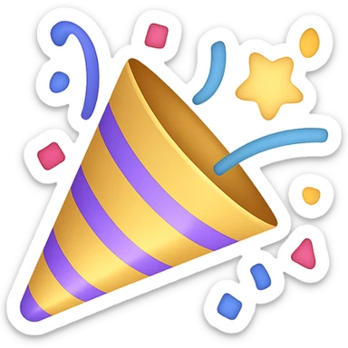 party popper emoji sticker