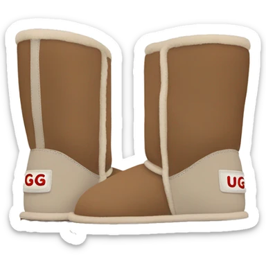 Aesthetic Ugg boots  sticker