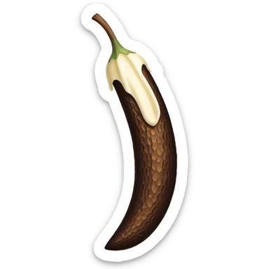 Vanilla bean sticker