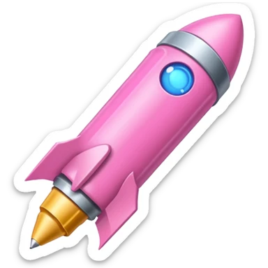 pink bullet point sticker