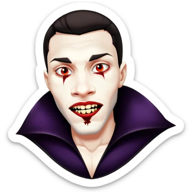 Vampire sticker
