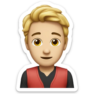 Enamorado pero nervioso  sticker