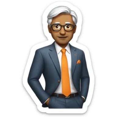 Indian pm superhero  sticker