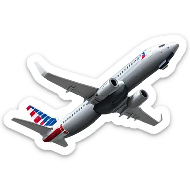 Single American Airlines 737 Max 8 sticker
