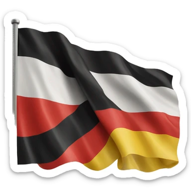 No no Germany flag sticker