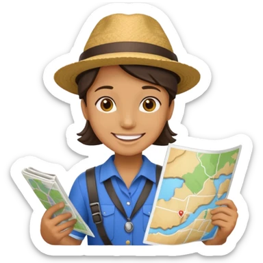 Tour guid in forign countries sticker