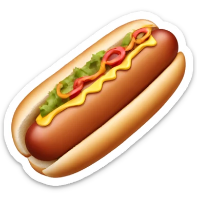 Coquette hot dog sticker