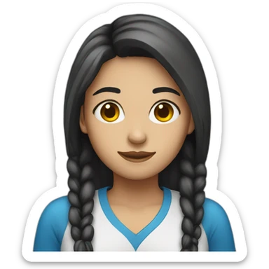 support girl sticker