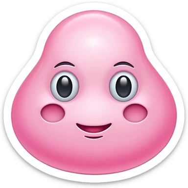 Esthétique objet rose pastel sticker