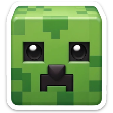 Minecraft creeper  sticker