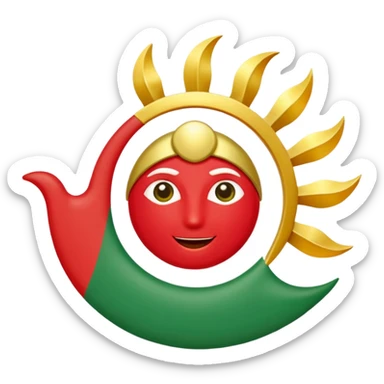 Kürdistan bayrağı sticker