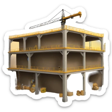 Barrack construction site sticker