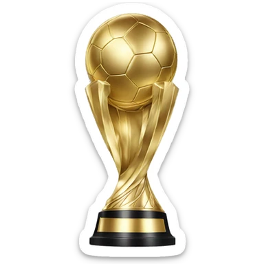 World Cup trophy sticker