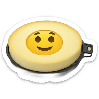raclette smiley face sticker