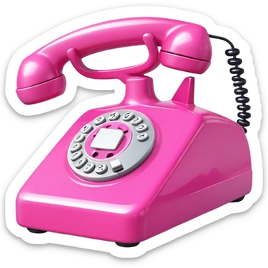 Fone rosa sticker