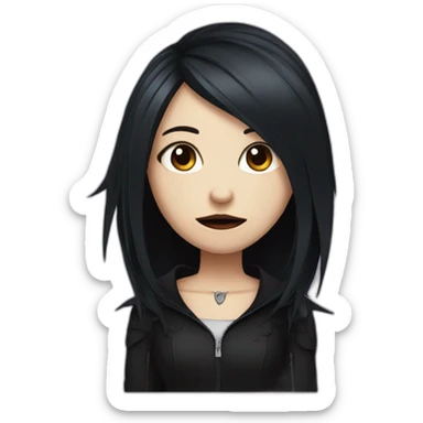 emo-vampire-girl sticker