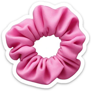 Pink scrunchie  sticker