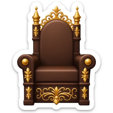 chocolate throne sticker