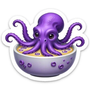 space octopus soup sticker