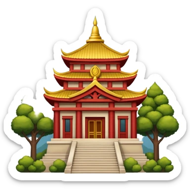 Temple visit sticker