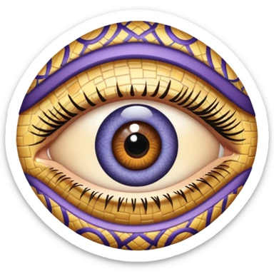 Iris, eye. sticker