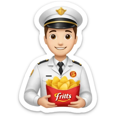 Frito lay worker sticker