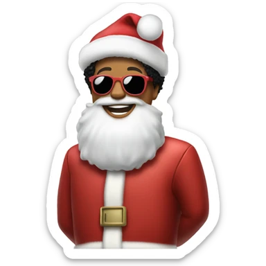 bruno mars as santa sticker