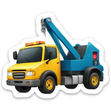 tow truck sticker