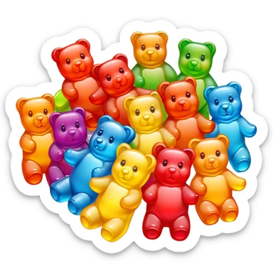 Gummibären sticker