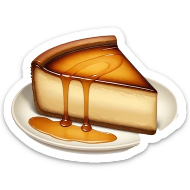burnt basque cheesecake sticker