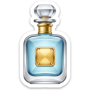 simple perfume sticker