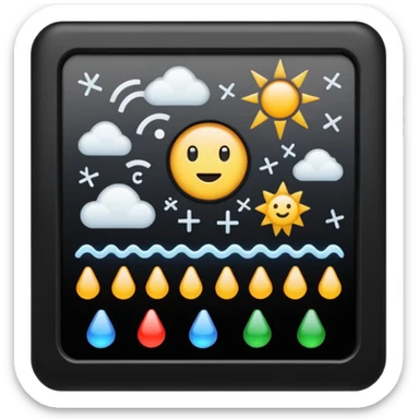 Sistemas de comunicación primitivos, sin pronósticos meteorológicos confiables sticker