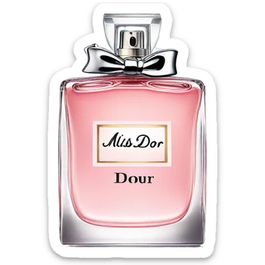 Miss dior perfume sticker