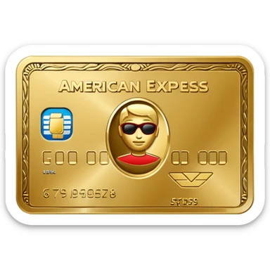 american express gold card sticker
