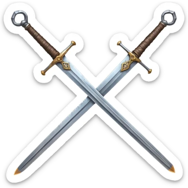 medieval sword sticker