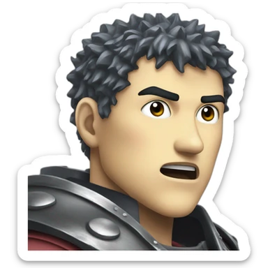 Guts from berserk sticker